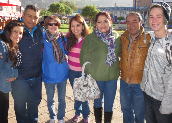 Student with Host Family