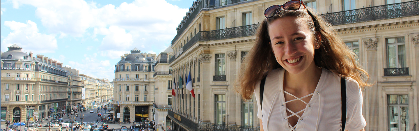 Girl on balcony