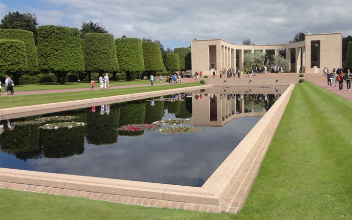 Normandy reflecting pool