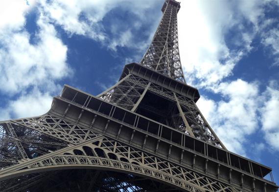 Eiffel Tower looking from below