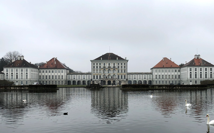 Nyphenburg Palace on the water