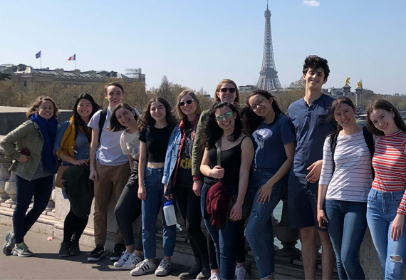 Student Group in France