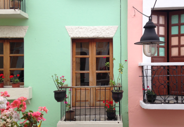 Colorful doorways