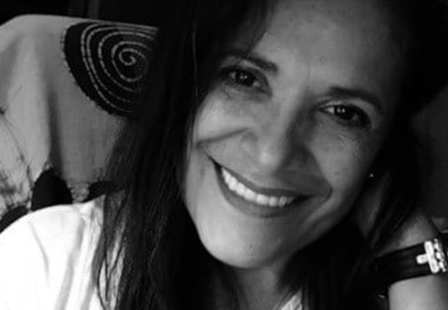 Woman smiling