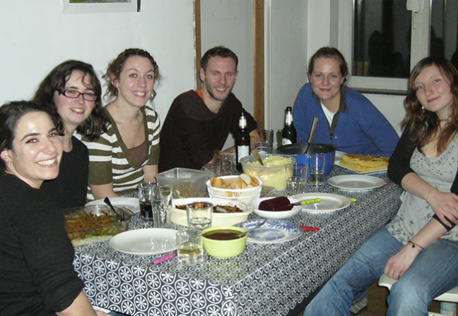 Family at table