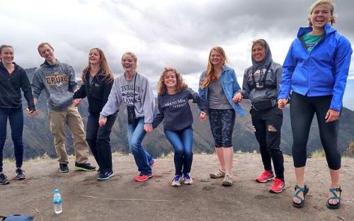 Group on Mountaintop