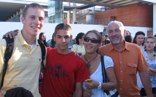 Tall Boy with Spanish Host Family