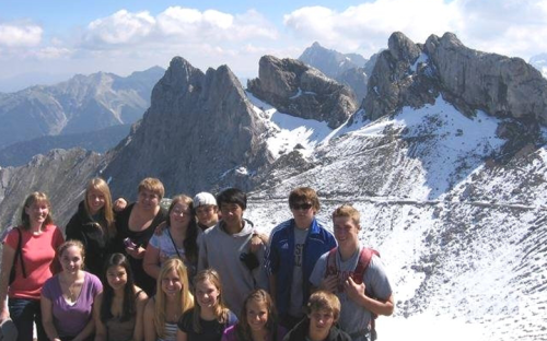 Group in Alps