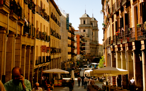 Side street in Madrid
