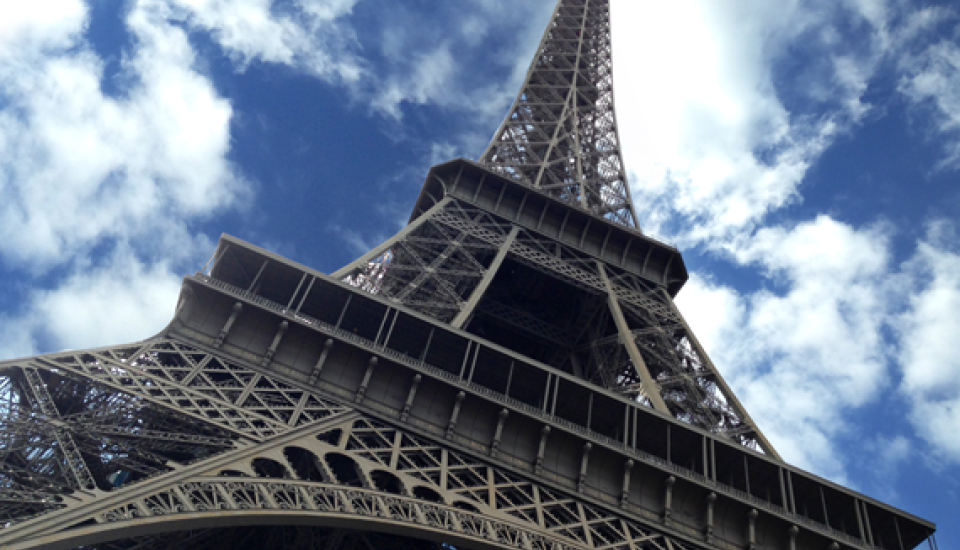 Eiffel Tower looking from below