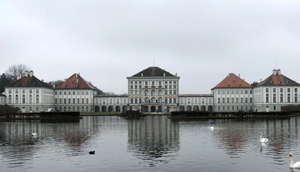 Nyphenburg Palace on the water