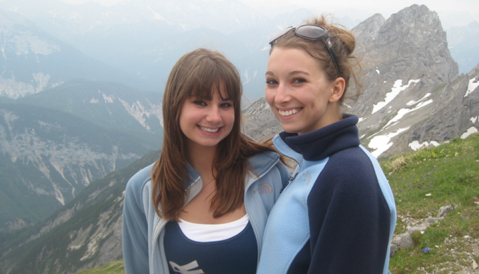 Girls in Alps