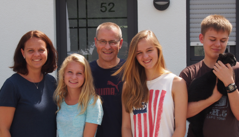 Girl with Host Family