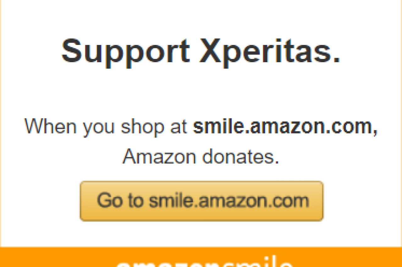 Donate to Xperitas through Amazon Smile