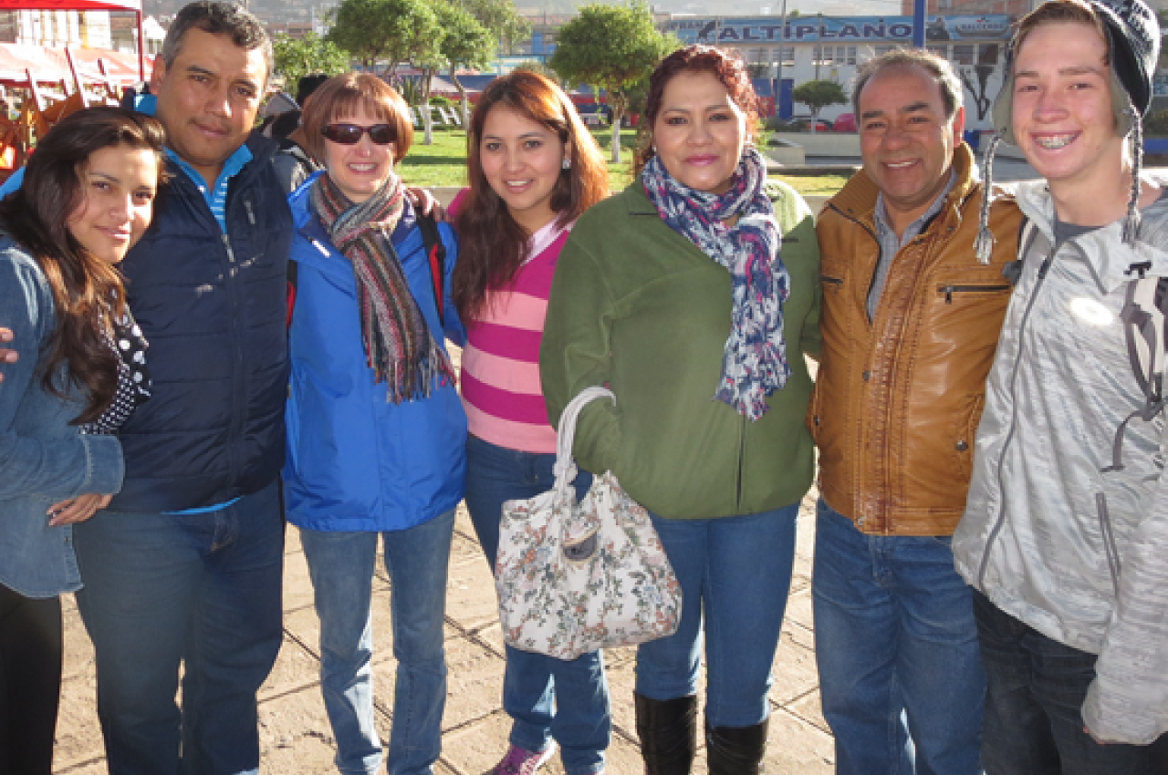 Student with Host Family