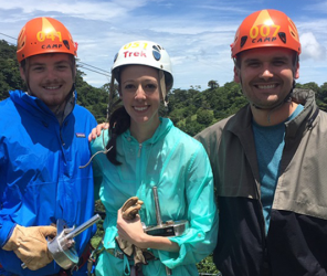 ziplining crew