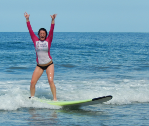 Girl Surfing