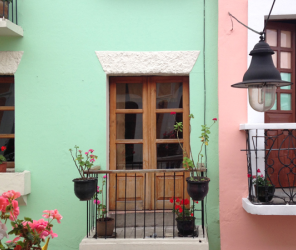 Colorful doorways