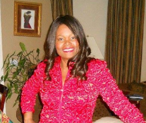 Woman smiling