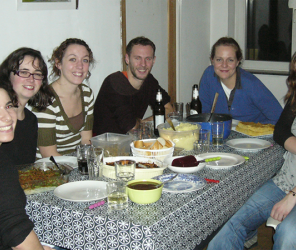 Family at table