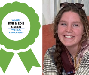 Smiling Girl with an Award